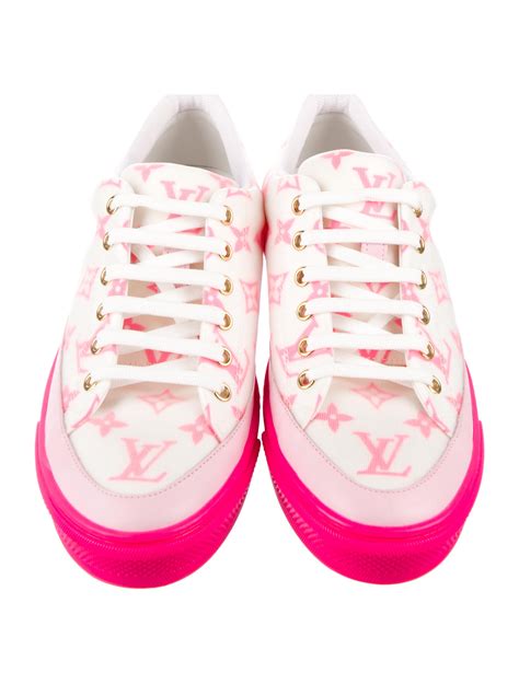 pink lv sneakers